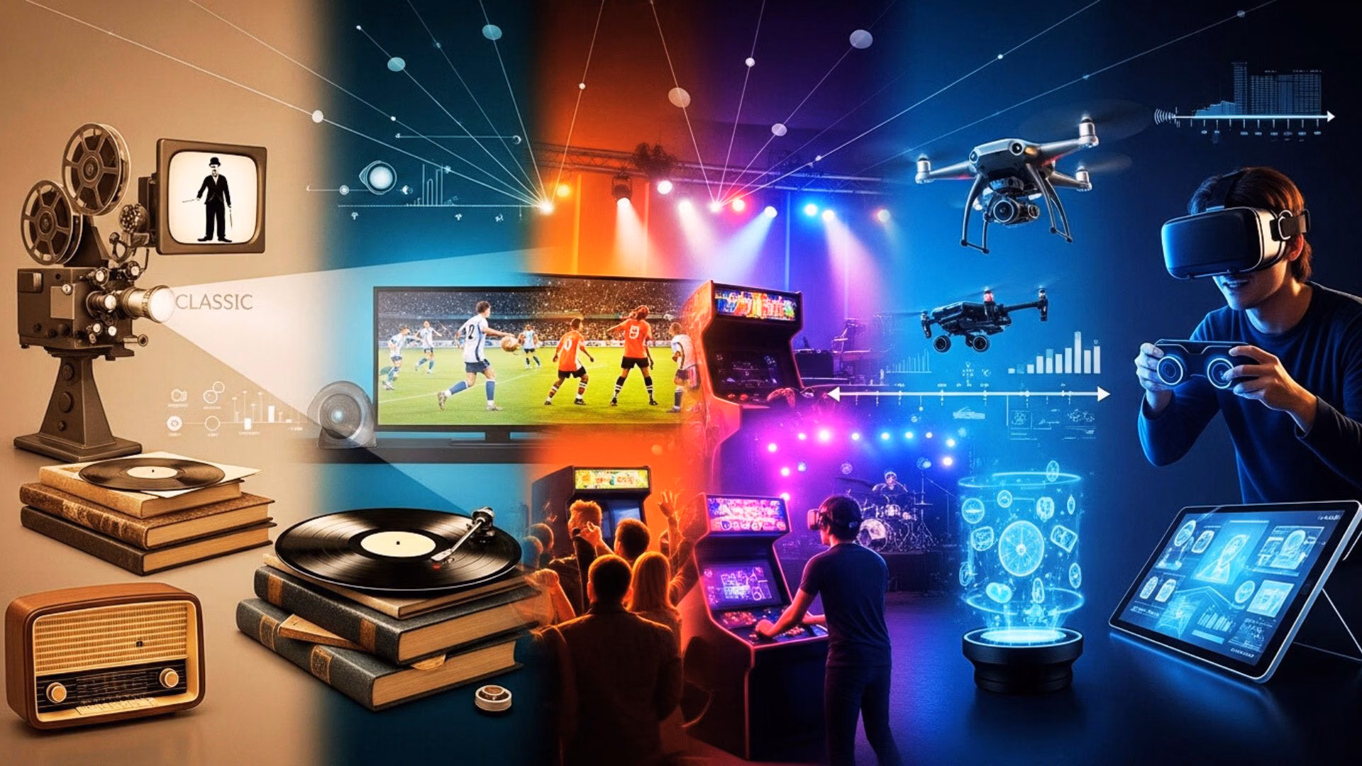 Evolution of Entertainment: From Traditional to Digital Media