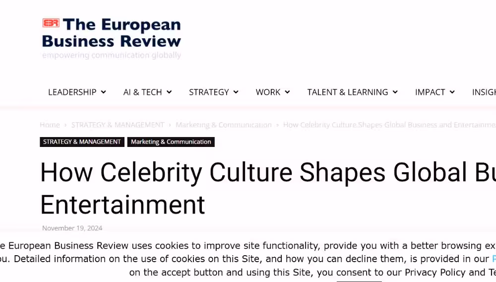 How Celebrity Culture Influences Modern Entertainment Trends